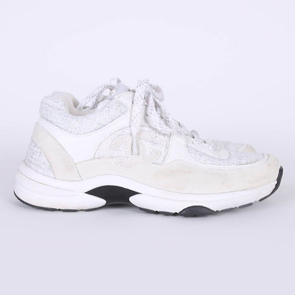 CC Logo Sneaker 'White Silver' Wmns