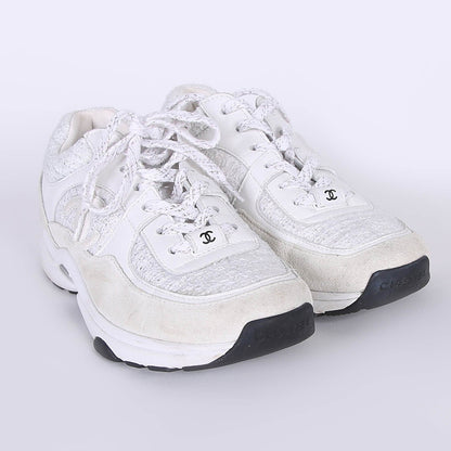 CC Logo Sneaker 'White Silver' Wmns