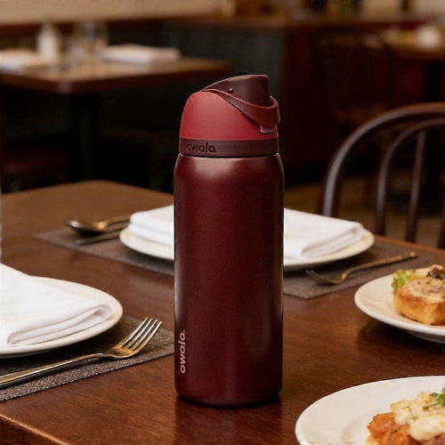 Owala 32oz Insulated Stainless Steel Water Bottle - Black Cherry G