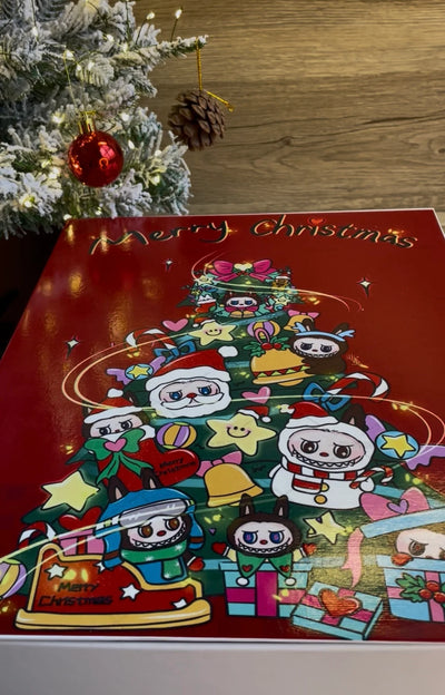 Labubu Advent Calendar (Homemade with 2 Custom Original Labubus)