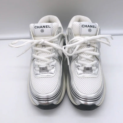 CC Logo Sneaker 'White Silver' Wmns
