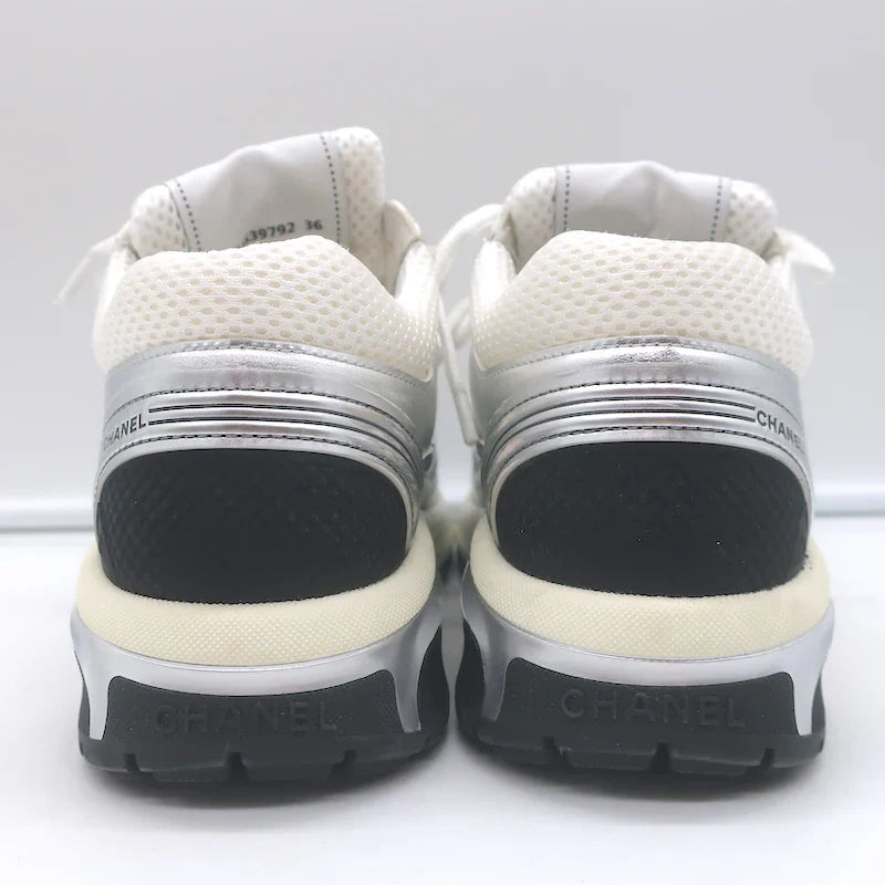 CC Logo Sneaker 'White Silver' Wmns